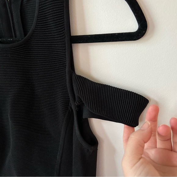 Parker Boomerang Knit Dress Black - Picture 7 of 11